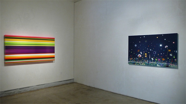 Installation view of Group Show: Summer Abstractions, July 25 - Sept. 12, at LIMN Gallery