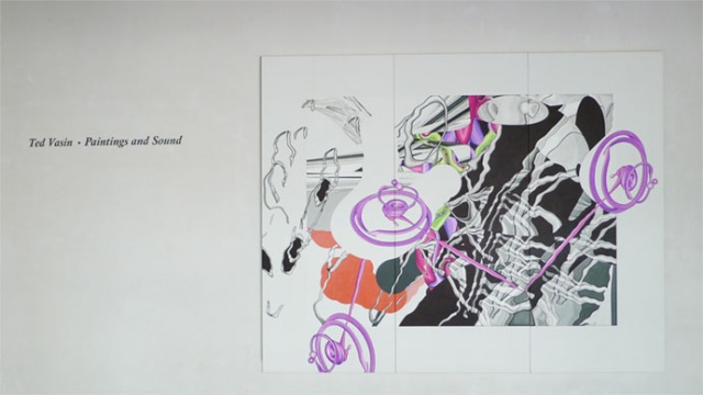 Ted Vasin � Painting and Sound, Installation View
