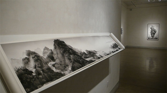 Installation view of Yang Yongliang: Photographic Works, Sept. 25 - Nov. 7, 2009 at LIMN Gallery