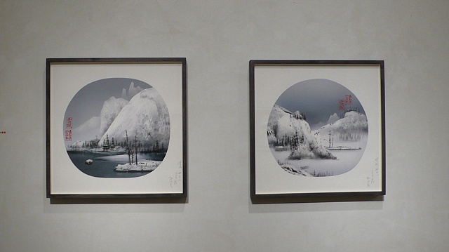 Installation view of Yang Yongliang: Photographic Works, Sept. 25 - Nov. 7, 2009 at LIMN Gallery