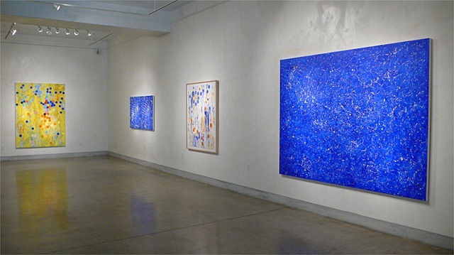Installation view of Joan Moment: Intermittent Mapping, July 25 - Sept. 12, 2009 at LIMN Gallery