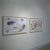 Installation view of Joan Moment: Intermittent Mapping, July 25 - Sept. 12, 2009 at LIMN Gallery