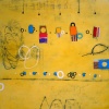 Silvia Poloto  "Footprints in Pale Yellow 10"