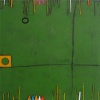 Silvia Poloto  "Footprints in Green 6"