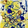Joan Moment, "Constellation Series #50 (Atoms)", 2007, acrylic on canvas, 12"x9"