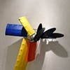 Dean DeCocker, "Speed Flags in the Pacific", 53"x49"x18"