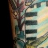 Zombie Microphone Tattoo By Little Chico 2003