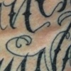 Script Tattoo by Little Chico 2010
