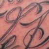 Script Tattoo by Little Chico 2008