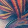 Tattoo of a flower from clients drawing 2010