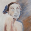 Model with Eyes Closed