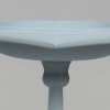 shaker birdbath blue