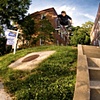 Shaun Gregoire: swtich fontside heelflip into the bank