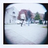 Italian Tourists in Fremont (Holgaroid). 1757h