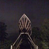 Boat Frame Statue, W Marginal Way. ~0245h