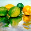 Lemons & Limes on Foil