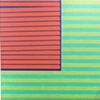Pale Pink Shadows Projected on a Blue Screen