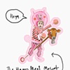 Happy Meat vinyl sticker