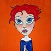 Elle, who Viewed Herself as an Artistic Visionary, cried "Plagiarism" when Anyone used Her Signature Blue and Orange.