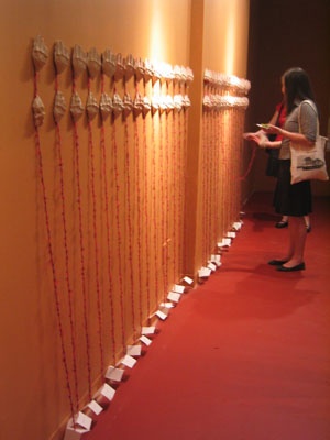 Untitled (hands) installation view