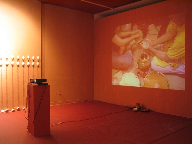 Untitled (hands) installation view