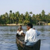 Canoe, Kerala, India.