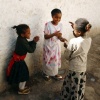 Three Girls Playing, Harar, Ethiopia.