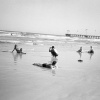 Beach Scene, Daytona Beach, Florida.