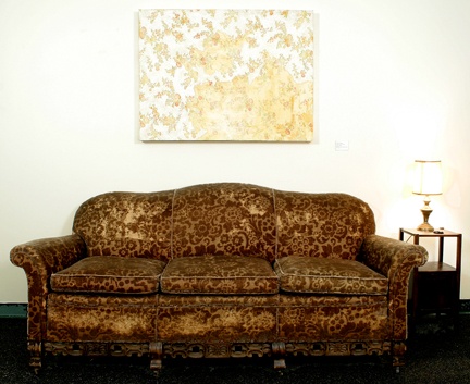 Sofa and Lamp