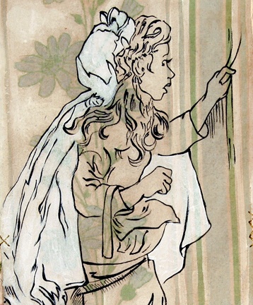 Red Riding Hood and The Mink (detail)