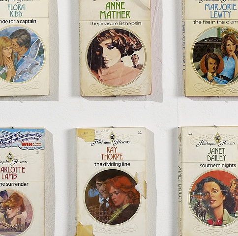 Romance Novels - Installation image detail