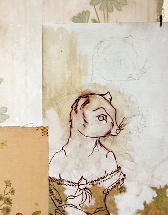 Red Riding Hood and The Mink (detail 2)