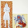 Girl with Skillet and St. Jerome's Lion