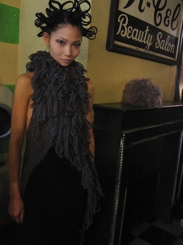 Loopy Scarf, knit for TOM SCOtt, FW2011