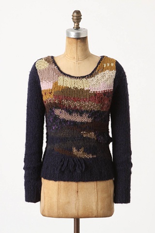 Abstract Landscape Pullover, Anthropologie FW 2011