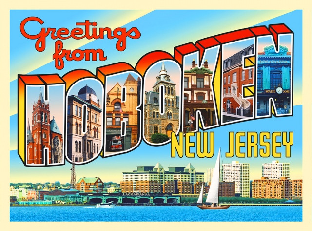 "Greetings from Hoboken" POSTER
