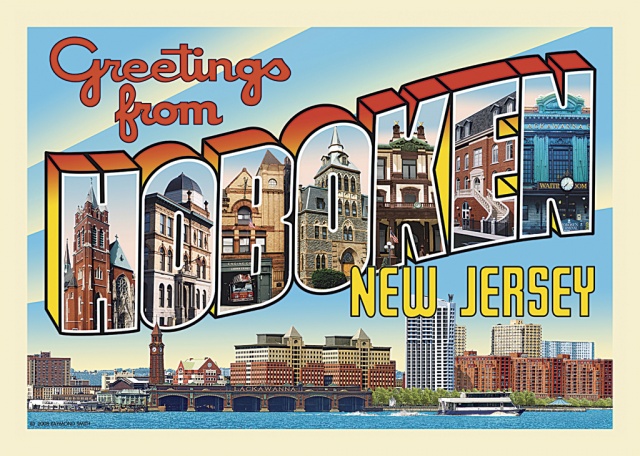"Greetings from Hoboken" Postcard