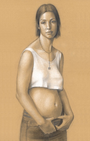 Study for a portrait of Katrinka