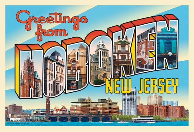 "Greetings from Hoboken" Greeting Card 