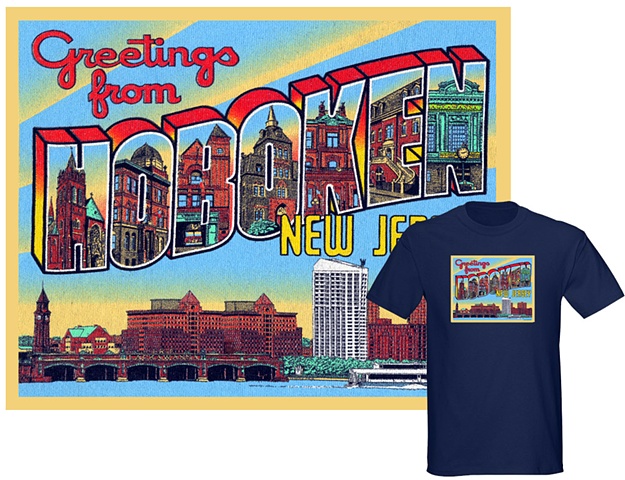 Greetings from Hoboken T Shirt
