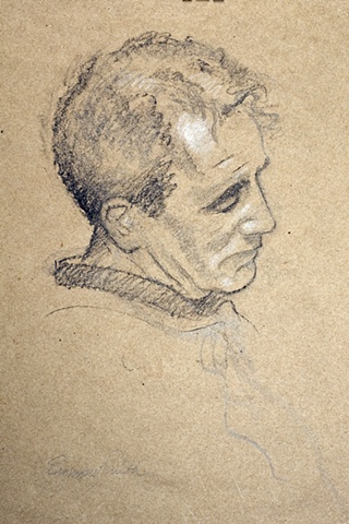 Drawn from life during a Hoboken Artist's Studio Tour at DeBaun Auditorium
