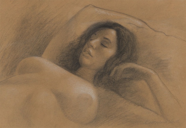 Audrey asleep