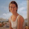 Katrinka at a window