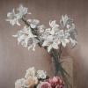 Replica of "Roses and Lillies" by Fantin-Latour