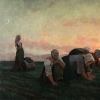 Replica of 'The Weeders' by Jules Breton