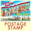 Greetings from Hoboken POSTAGE STAMPS