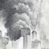 9/11 sketchbook drawing