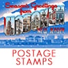 Season's Greetings from Hoboken POSTAGE STAMPS