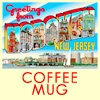 'Greetings from Hoboken,
New Jersey' 
Wraparound Coffee Mug