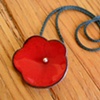 poppy necklace